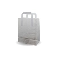 Small White SOS Bags 7 X 3.5 X 9in