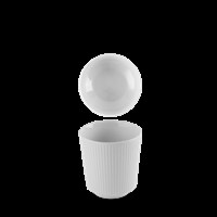 White Unhandled Cup 10oz