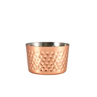 Copper Plated Hammered Mini Serving Cup 8x5cm