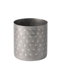 Vintage Steel Hammered Chip Cup 3.5in (8.5cm)