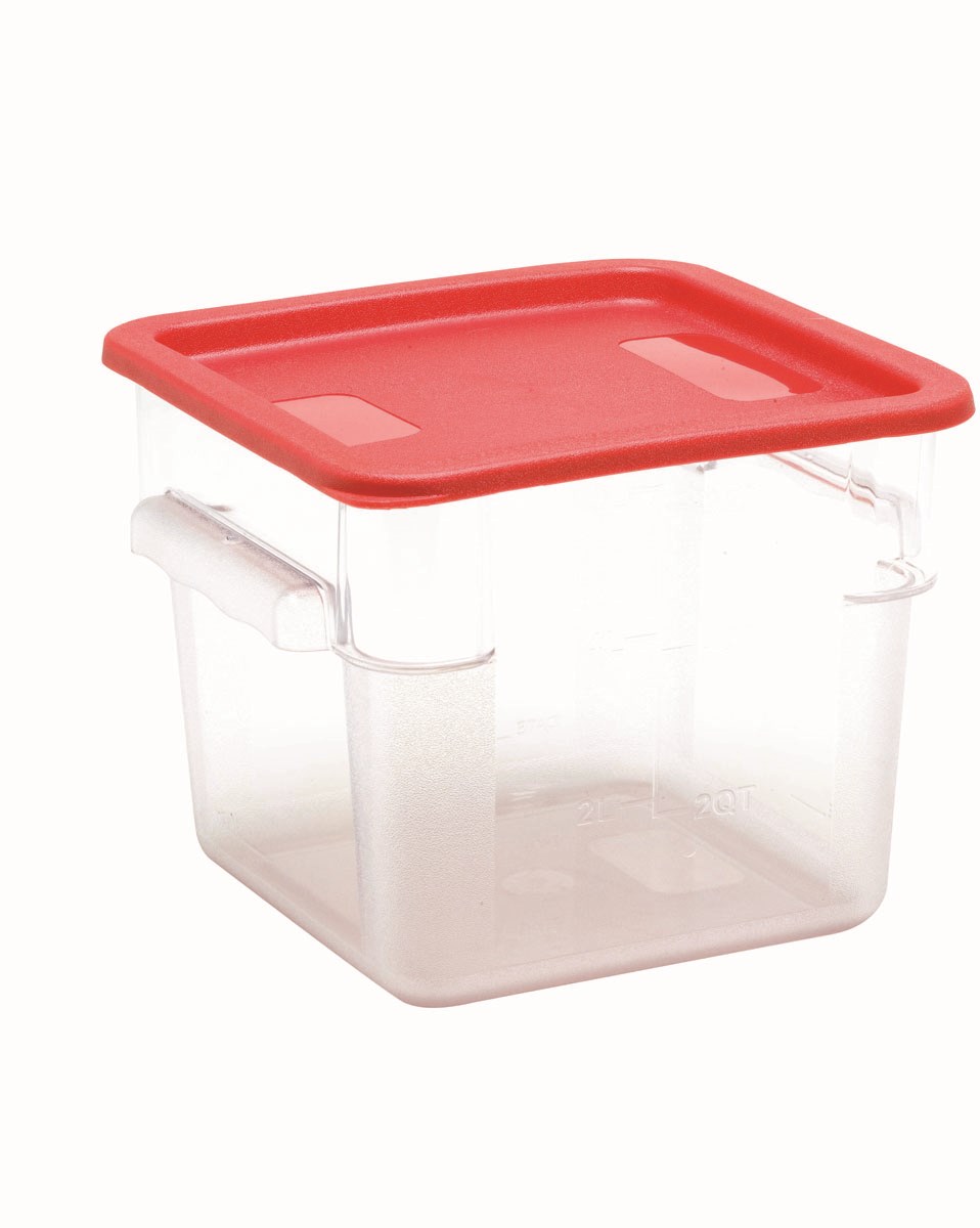 Clear Square Polycarb Storage Container 8l